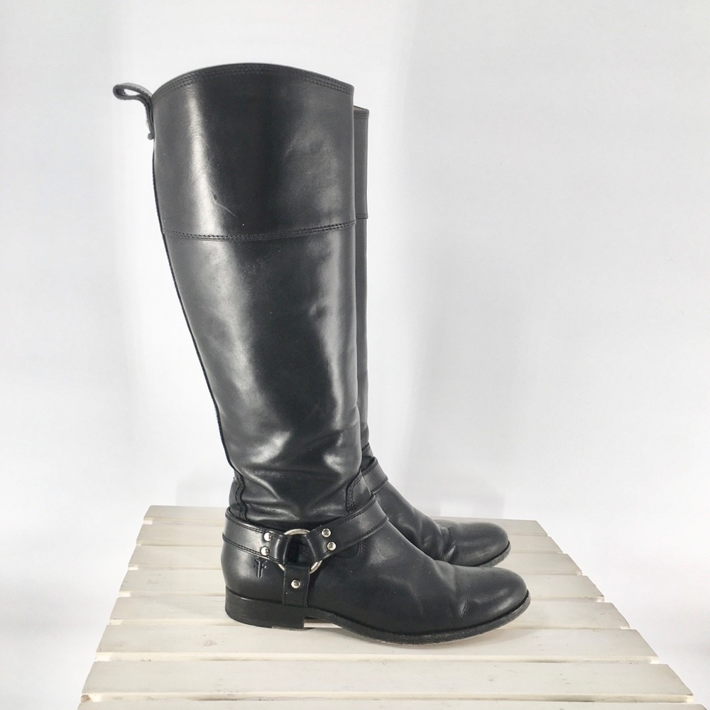 Frye Boot Melissa Leather Harness Riding 8B